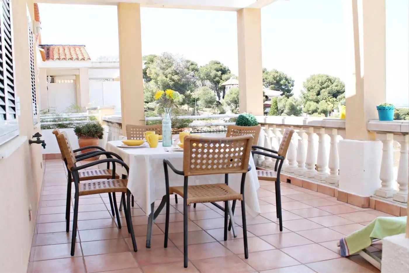 Terrace of Apartments for rent in Peñíscola / Peníscola  with Terrace, Furnished and Community pool