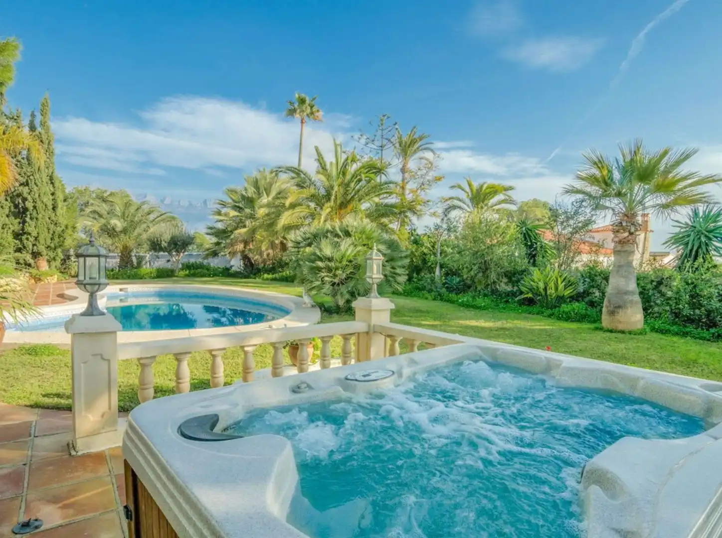 Garden of Houses for sale in L'Alfàs del Pi  with Air Conditioner, Heating and Private garden