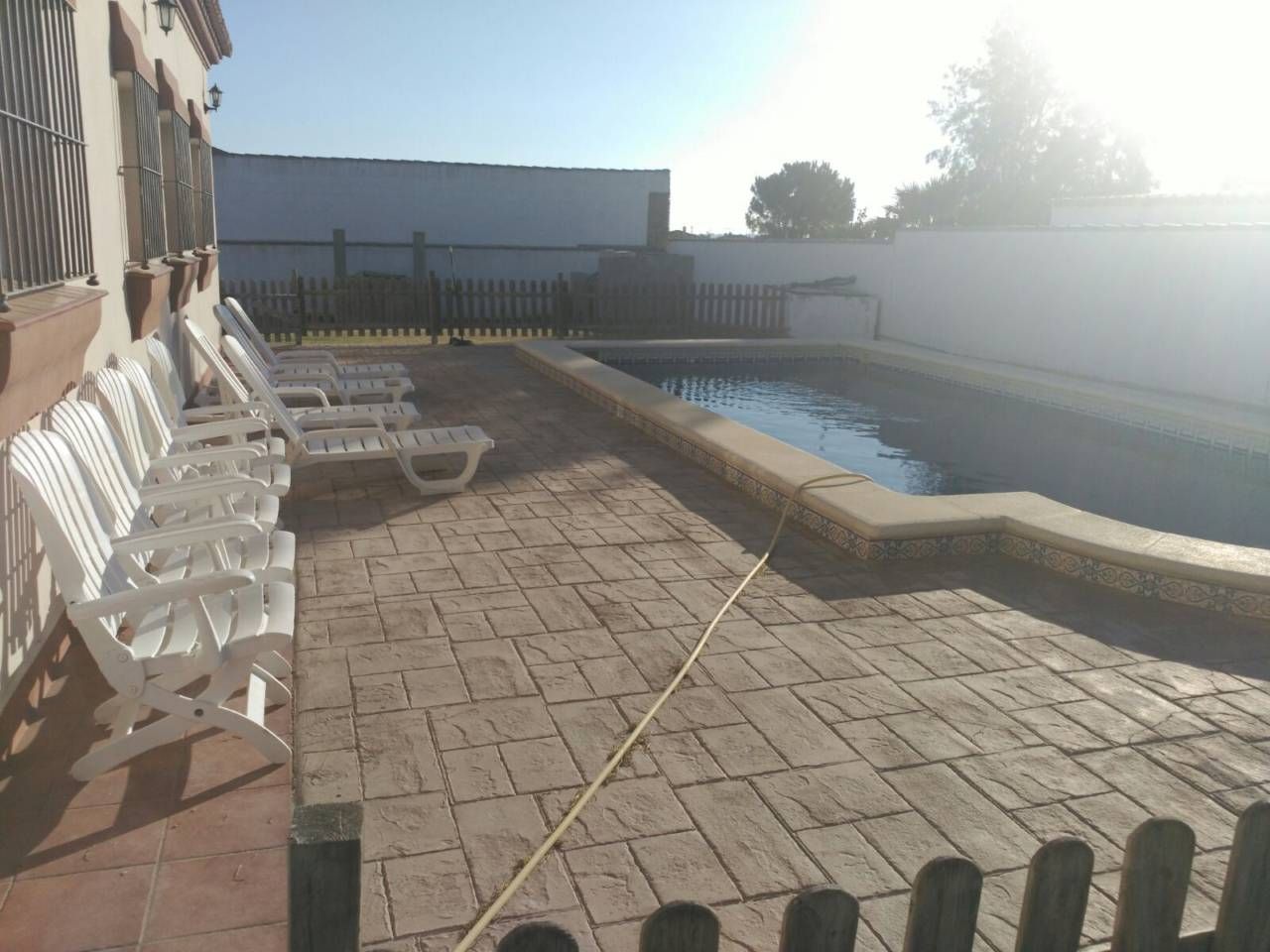 Swimming pool of House or chalet for sale in Chiclana de la Frontera  with Air Conditioner, Terrace and Furnished