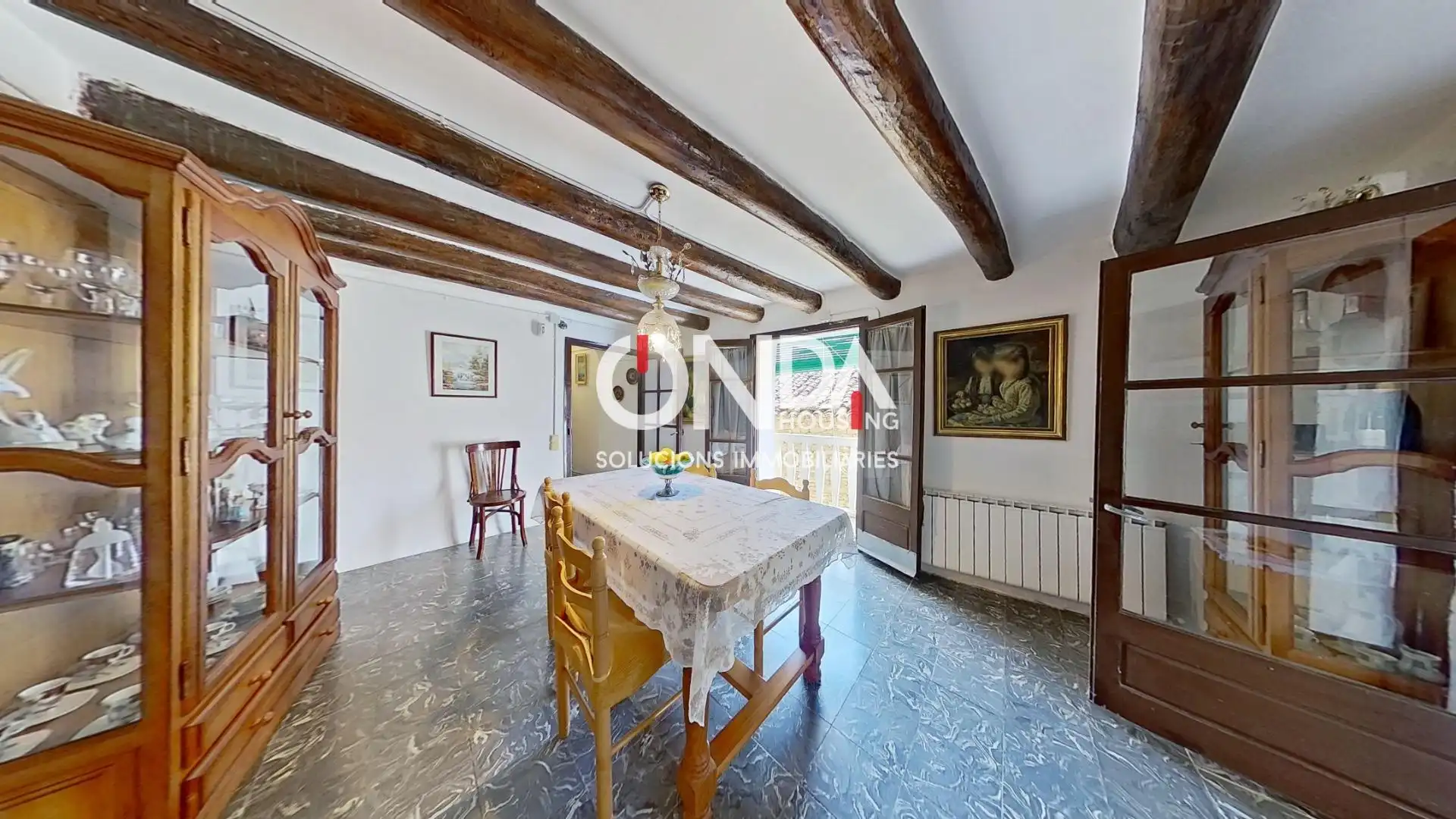Dining room of Houses for sale in Àger  with Heating, Terrace and Storage room