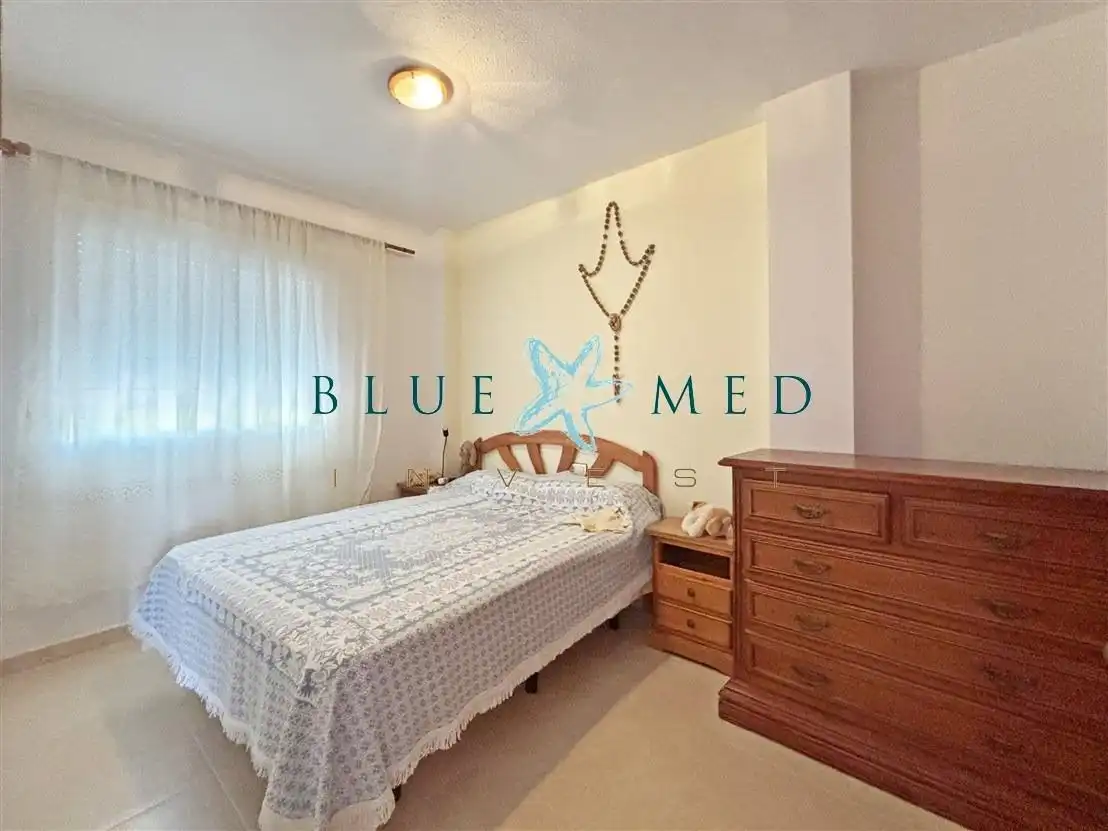 Dormitori de Apartament en venda en Mazarrón amb Aire condicionat, Terrassa i Moblat