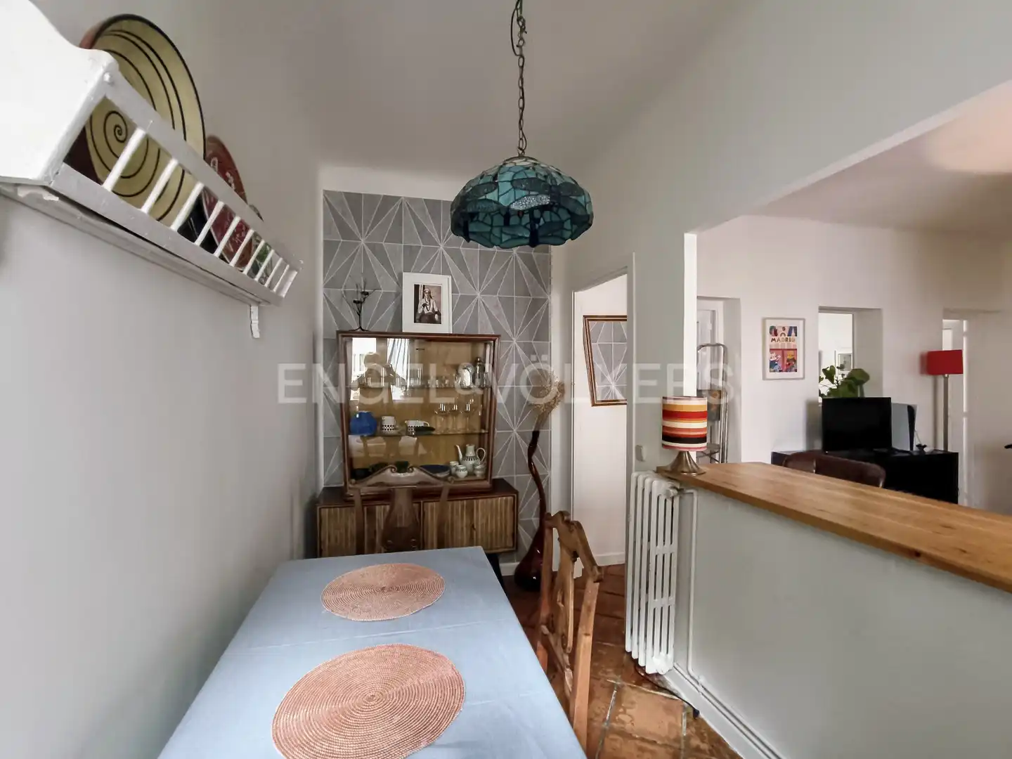 Dining room of Flat for rent in Madrid  with Air Conditioner, Heating and Furnished