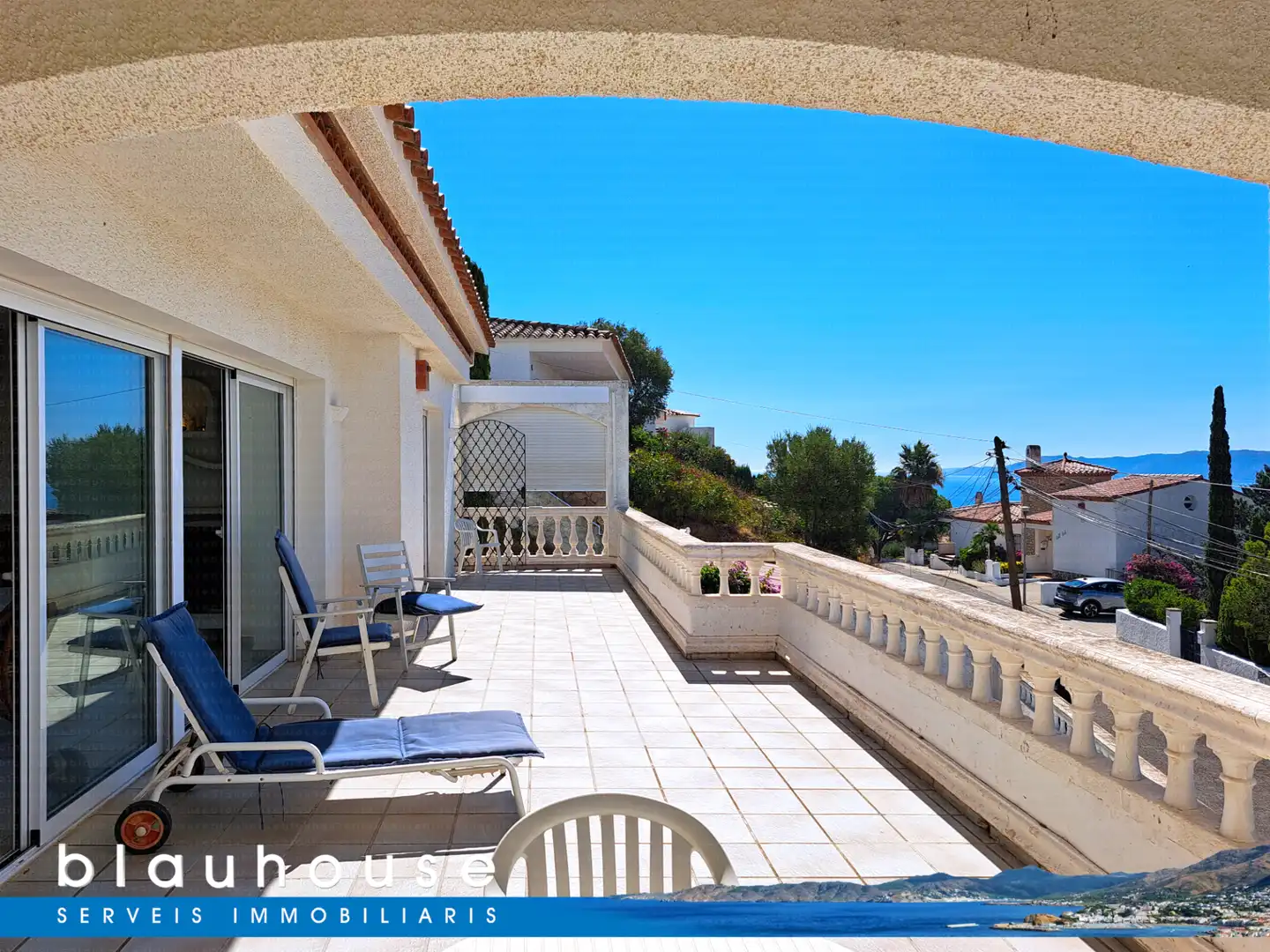 Terrassa de Casa o xalet en venda en Llançà amb Aire condicionat, Jardí privat i Terrassa