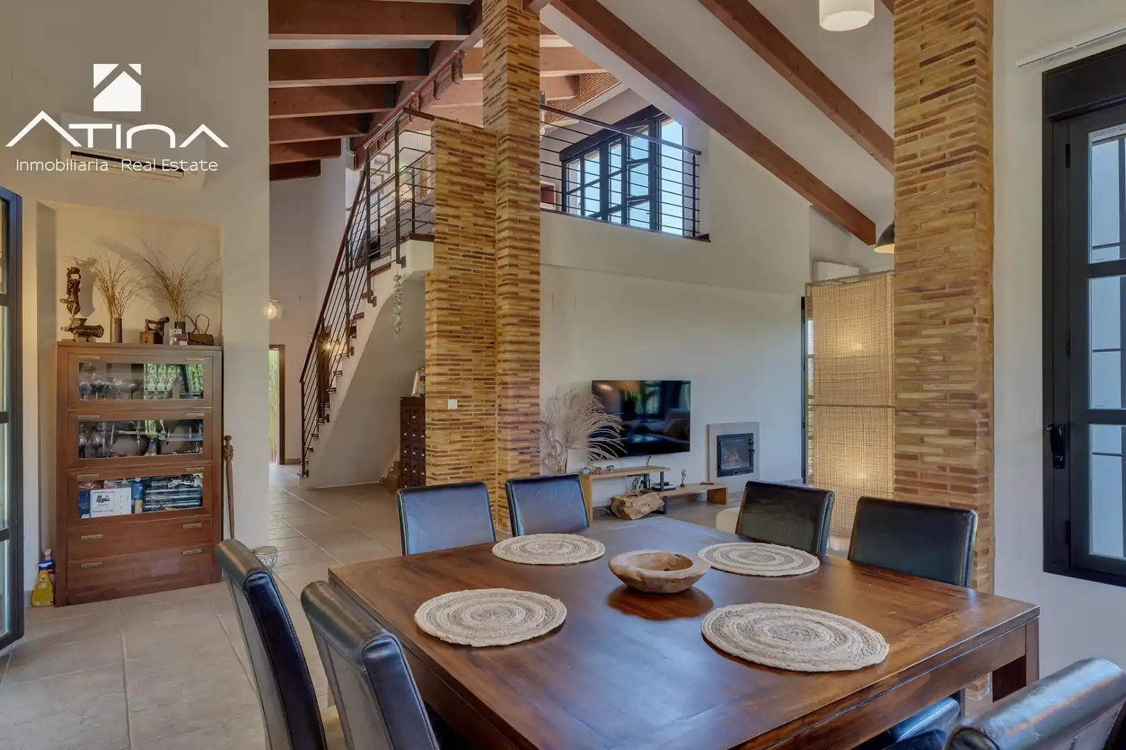 Dining room of Houses for sale in Jávea / Xàbia  with Air Conditioner, Heating and Private garden