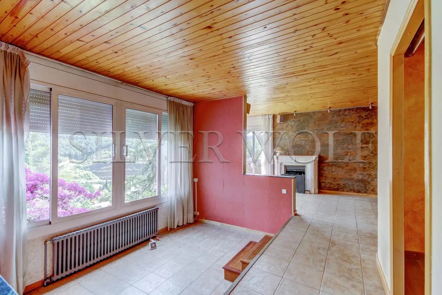 Sala de estar de Casa o chalet en venta en Vallirana con Calefacción, Jardín privado y Terraza