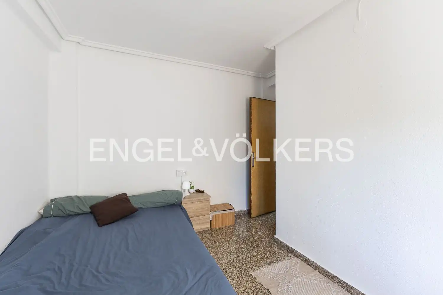 Schlafzimmer von Wohnung zum Verkauf in Valencia mit Heizung, Möbliert und Balkon