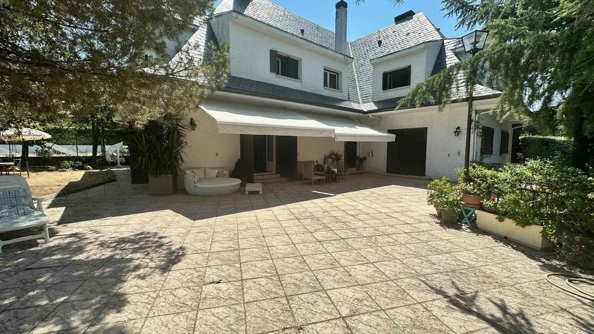 Terrassa de Casa o xalet en venda en Galapagar amb Aire condicionat, Calefacció i Jardí privat