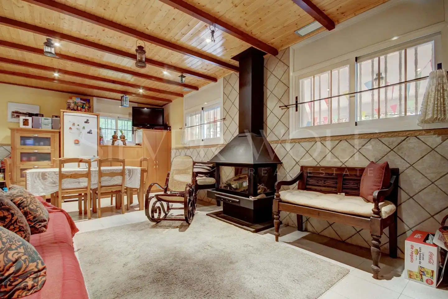 Sala de estar de Casa o chalet en venta en Vallirana, Barcelona