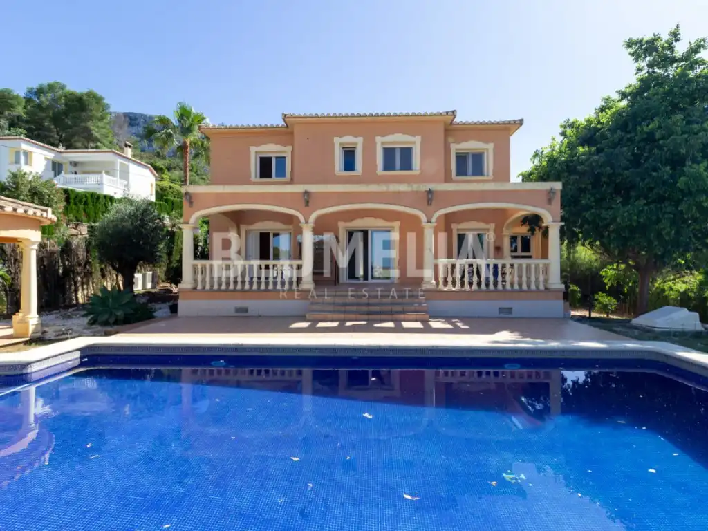 Exterior view of Houses for sale in Dénia  with Air Conditioner, Private garden and Terrace