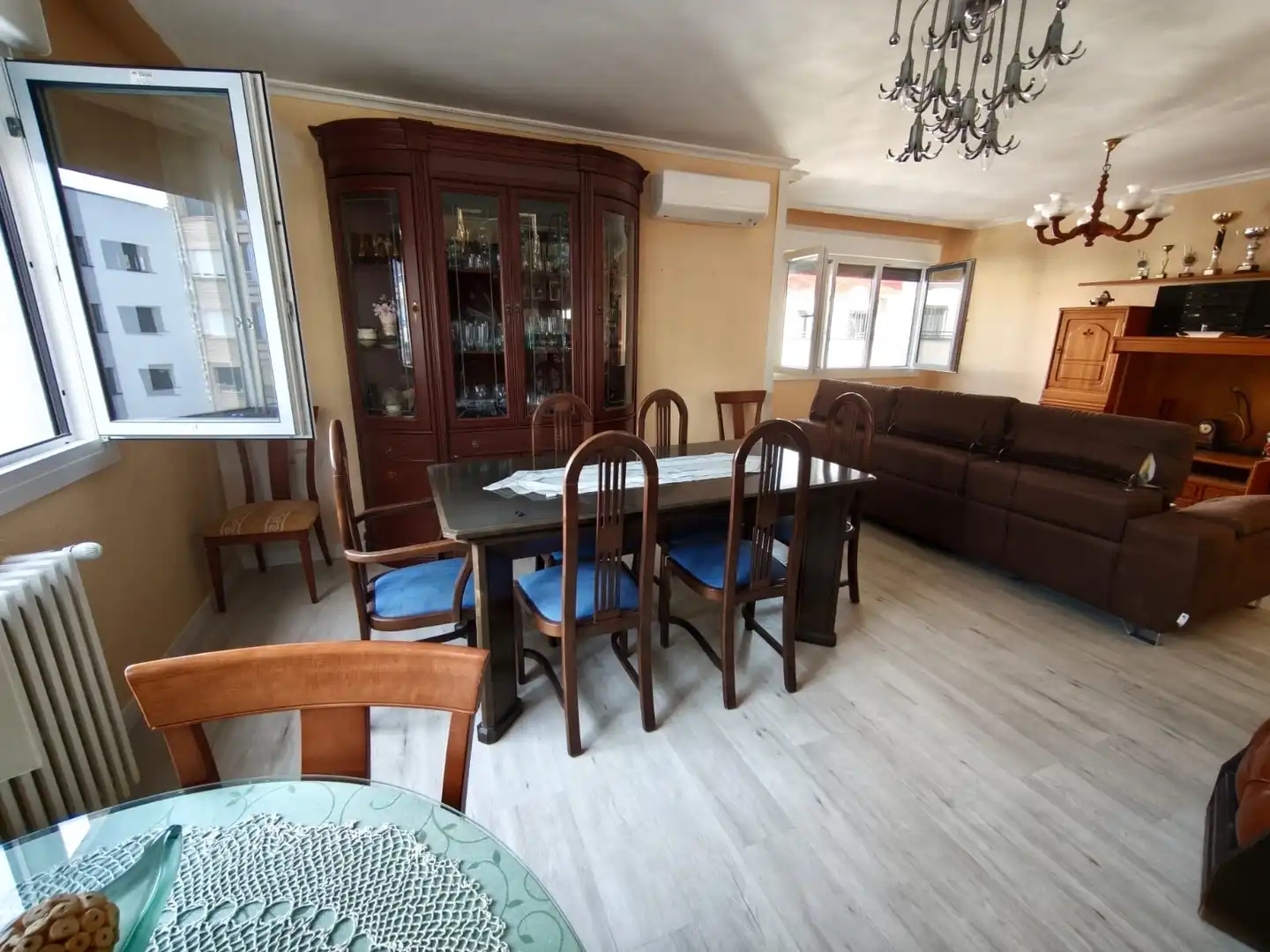 Dining room of Flat for rent in Albacete  with Heating, Furnished and Balcony