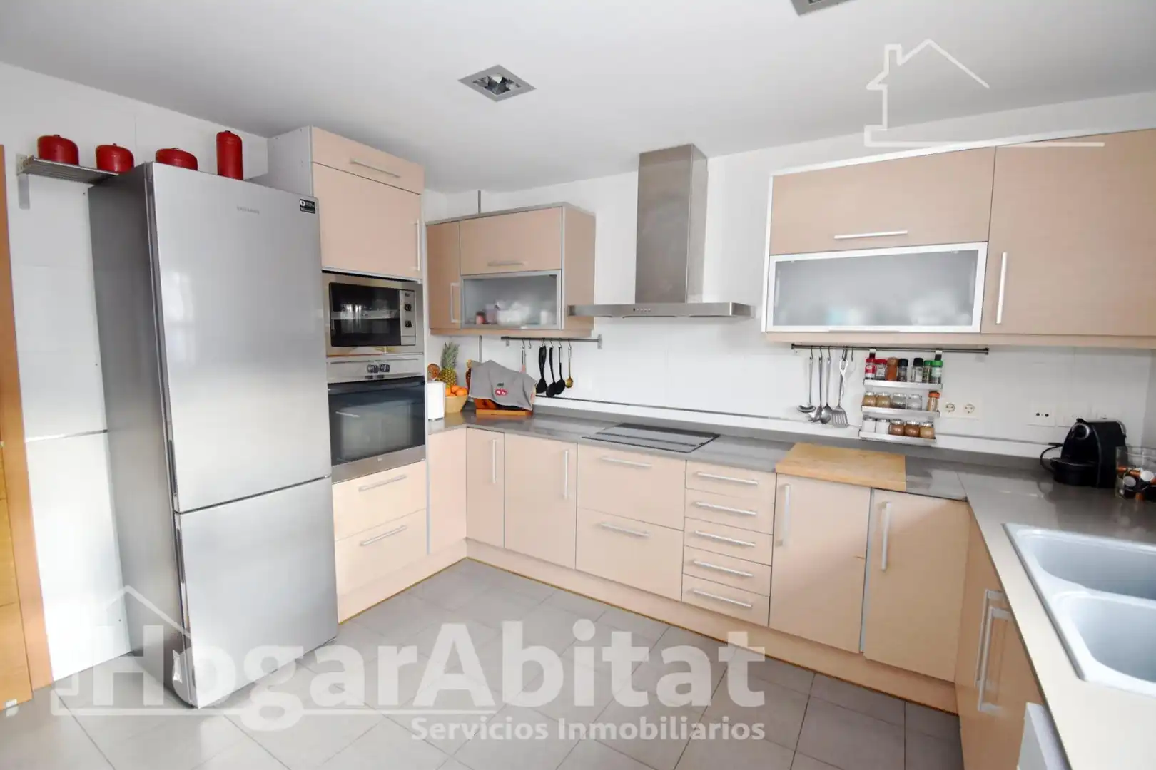 Kitchen of Detached homes for sale in Burriana / Borriana  with Air Conditioner, Heating and Private garden