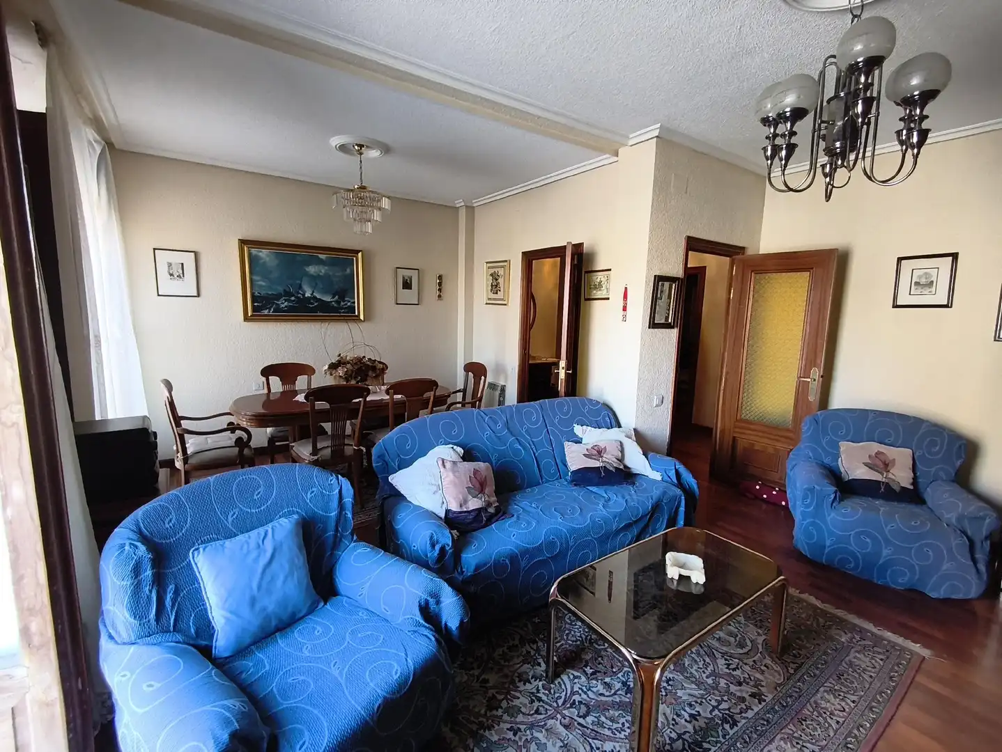 Living room of Flat for sale in Medina del Campo  with Terrace and Balcony