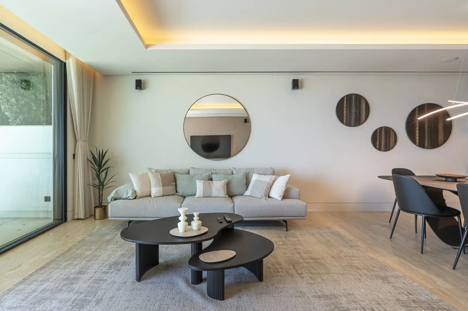 Sala d'estar de Apartament en venda en Estepona amb Aire condicionat, Calefacció i Terrassa