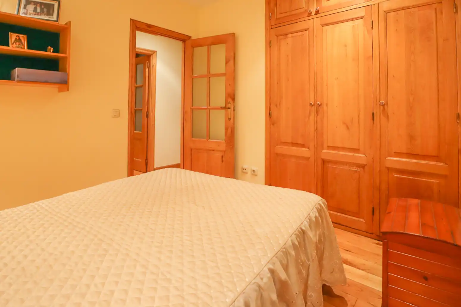 Bedroom of Flat for sale in Oviedo   with Heating, Parquet flooring and Terrace