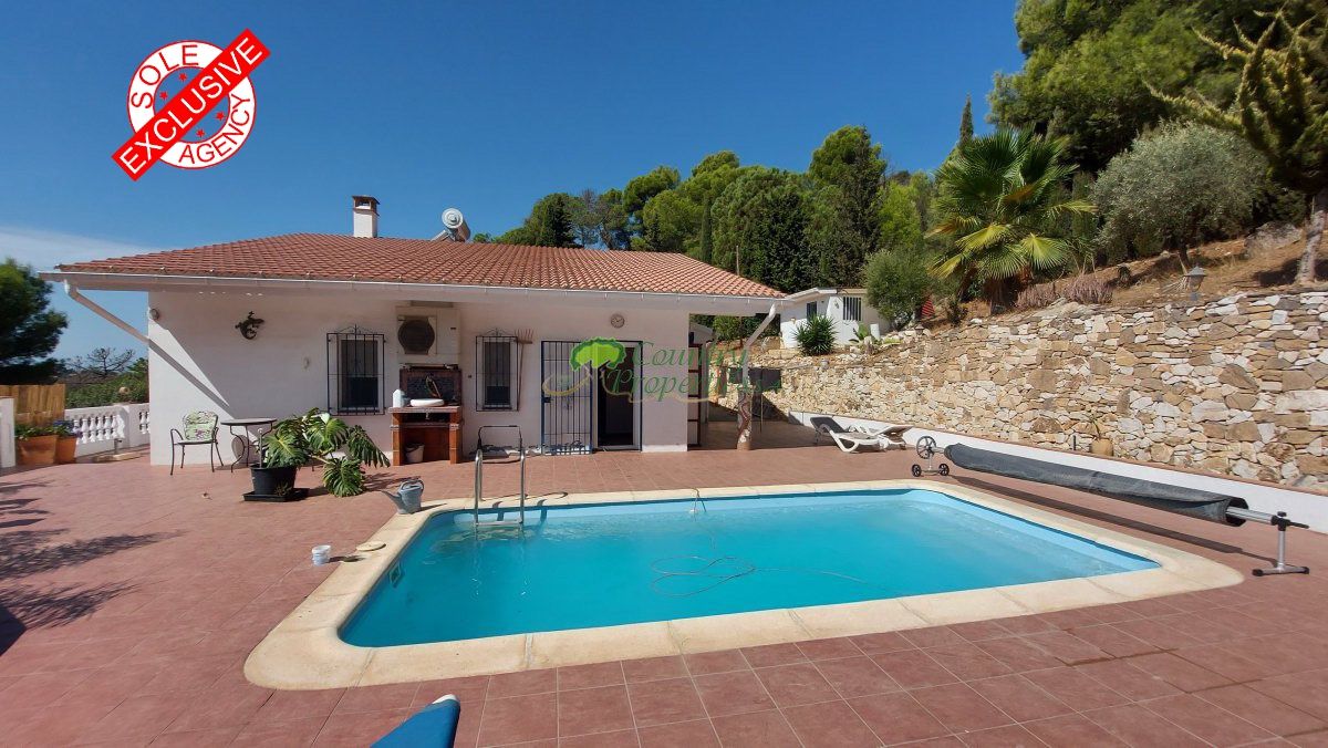 Außenansicht von Country house zum verkauf in Cómpeta mit Klimaanlage, Terrasse und Schwimmbad