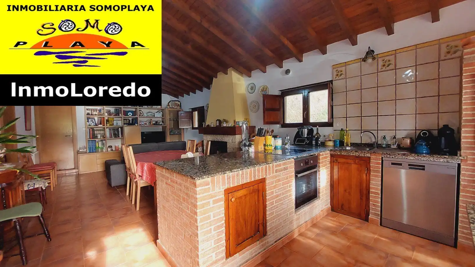 Cocina de Casa o chalet en venta en Ribamontán al Monte con Calefacción y Jardín privado