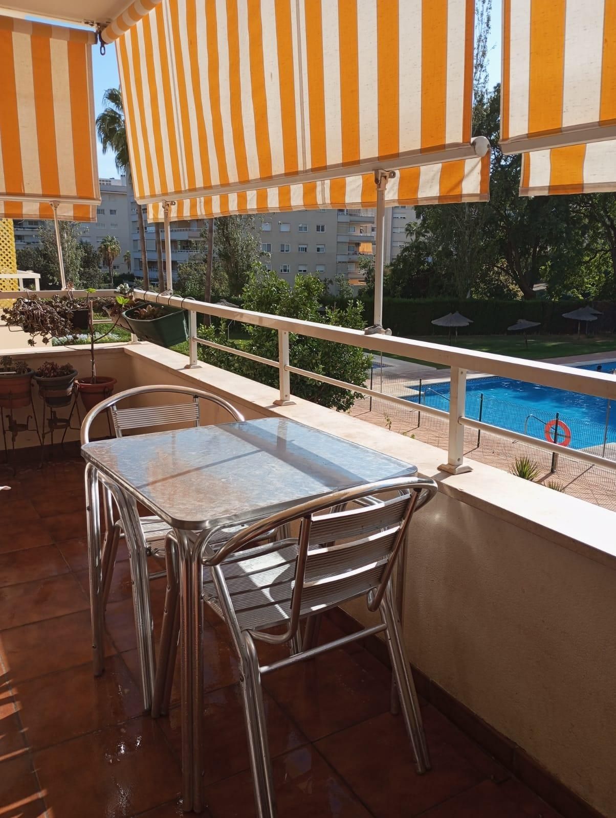 Terraza de Piso en venta en Benalmádena con Aire acondicionado, Jardín privado y Terraza