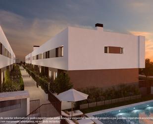 Exterior view of Single-family semi-detached for sale in  Murcia Capital  with Air Conditioner and Terrace