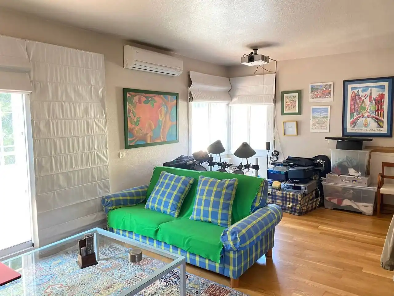 Living room of Houses for sale in Molina de Segura  with Air Conditioner, Private garden and Parquet flooring
