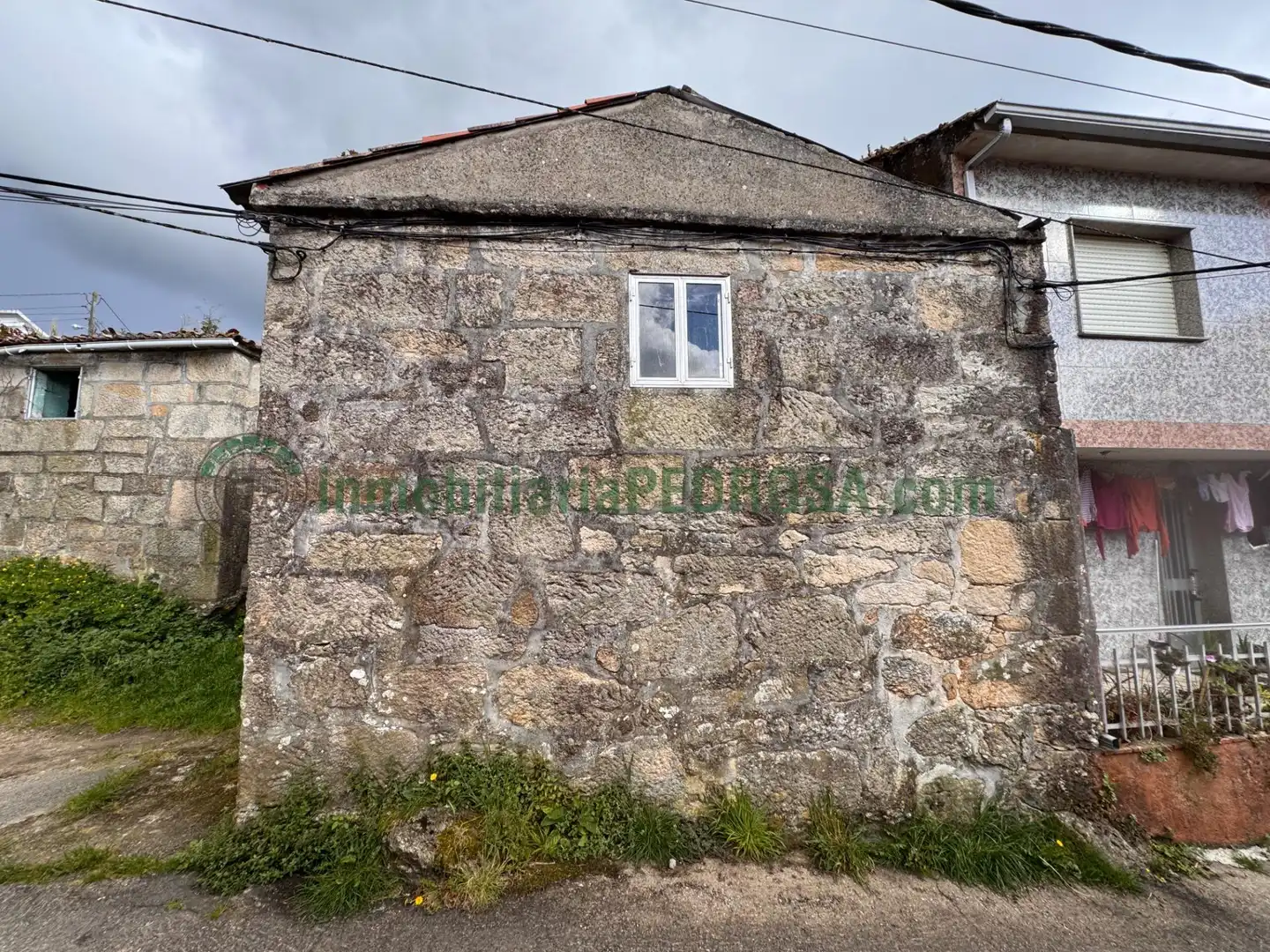 Vista exterior de Casa o xalet en venda en Poio