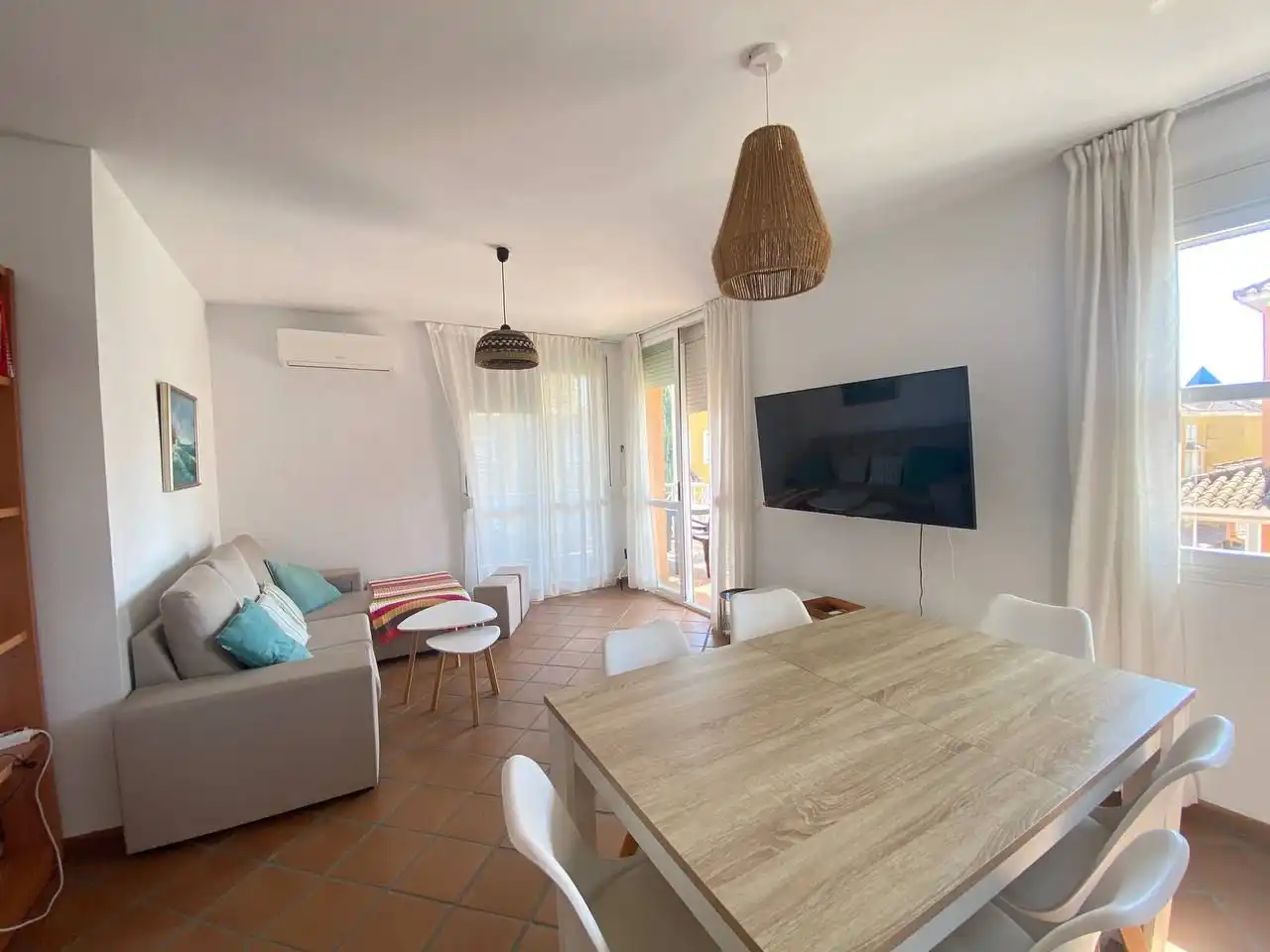 Living room of Flat for rent in Islantilla  with Air Conditioner, Terrace and Storage room