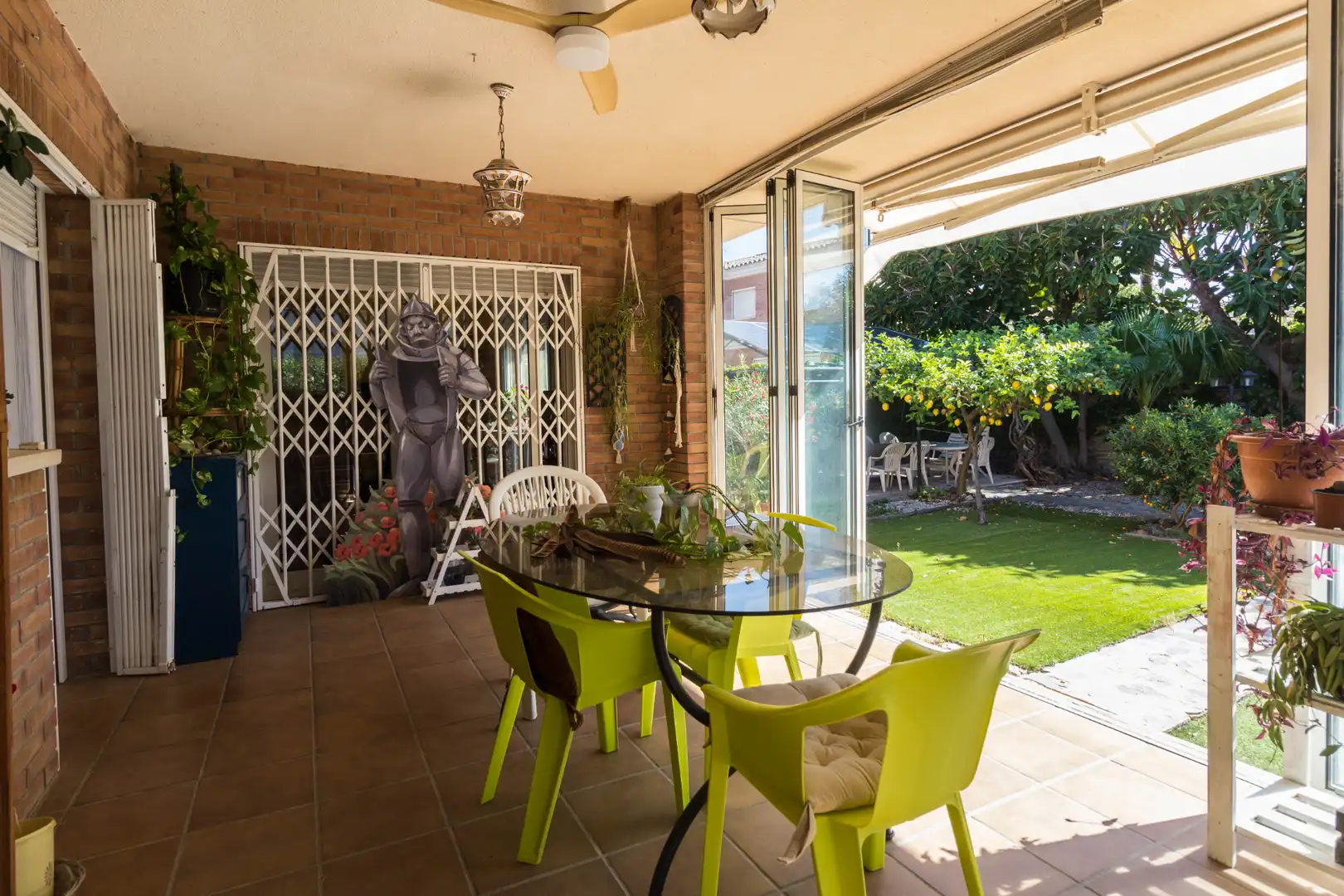 Garden of Houses for sale in Cambrils  with Air Conditioner, Heating and Private garden