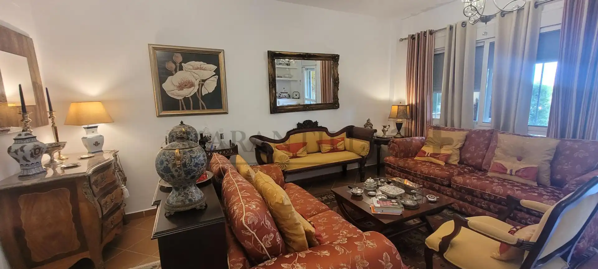 Sala de estar de Casa adosada en venta en Islantilla con Aire acondicionado, Calefacción y Jardín privado