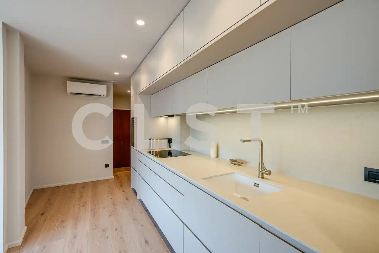 Cuina de Apartament de lloguer en Barcelona amb Aire condicionat, Calefacció i Parquet