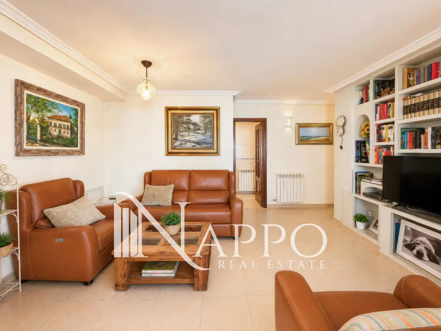 Sala d'estar de Pis de lloguer en  Palma de Mallorca amb Aire condicionat, Calefacció i Terrassa