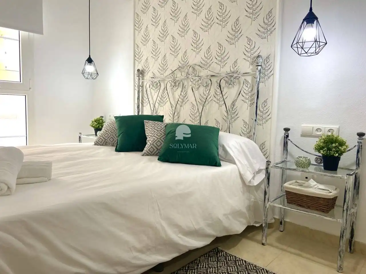 Schlafzimmer von Wohnung zur Miete in Vélez-Málaga mit Klimaanlage, Terrasse und Möbliert
