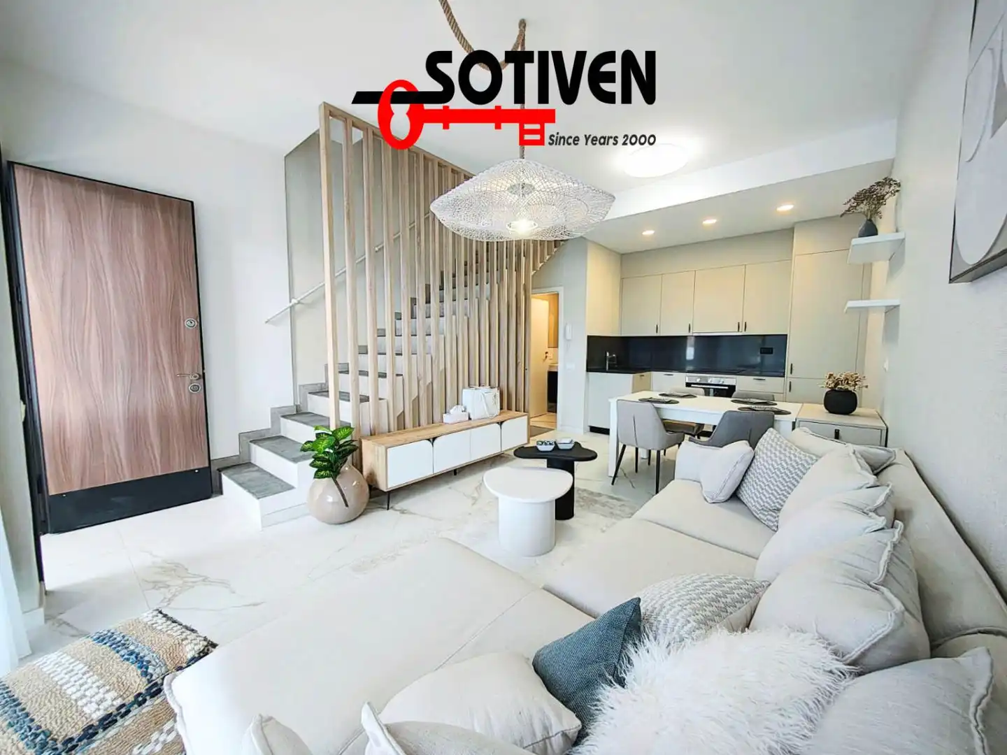 Sala de estar de Casa adosada en venta en Guía de Isora con Terraza