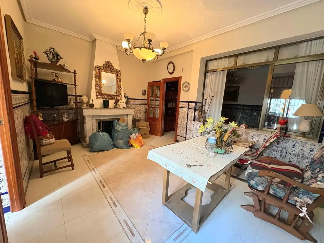 Sala d'estar de Casa o xalet en venda en Almendralejo