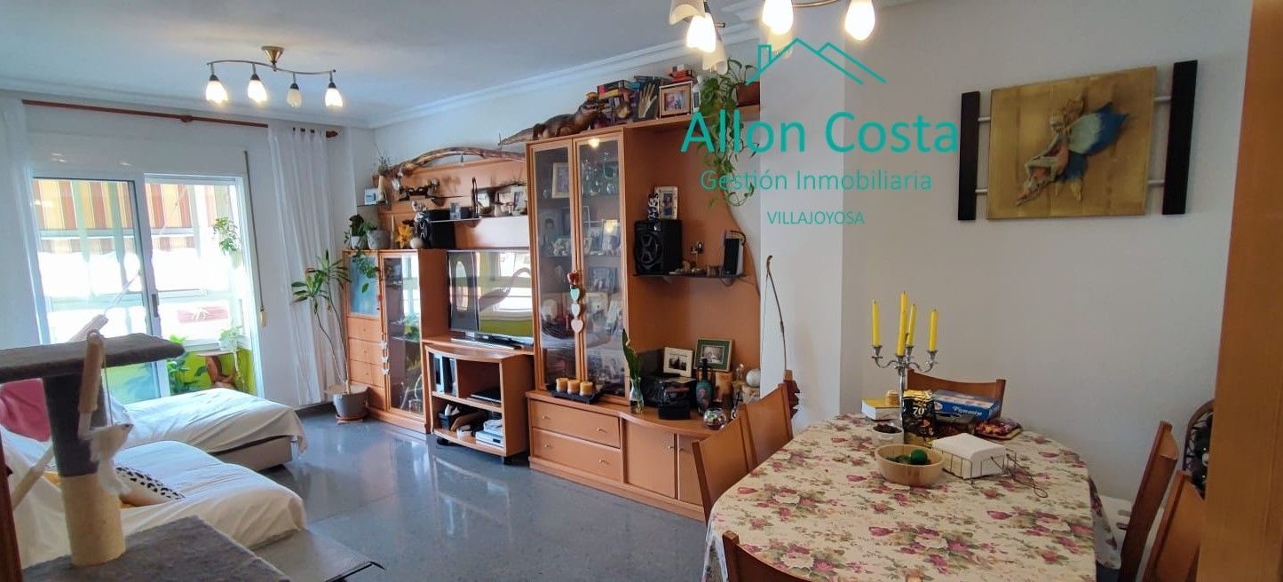 Living room of Flat for sale in Villajoyosa / La Vila Joiosa  with Terrace