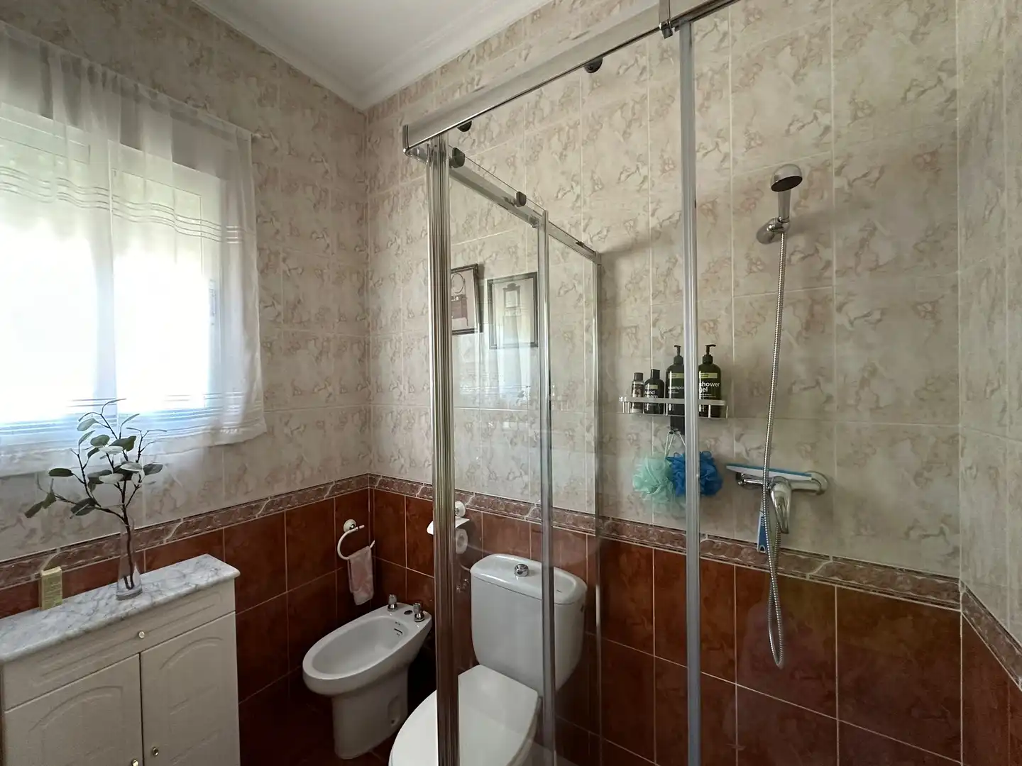 Bany de Casa o xalet en venda en Magacela amb Jardí privat, Terrassa i Piscina