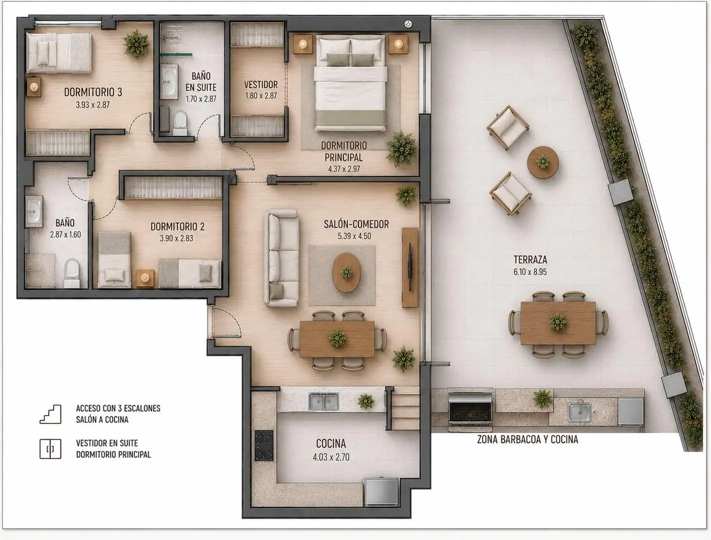 Piso en venta en Torremolinos con Aire acondicionado, Calefacción y Jardín privado