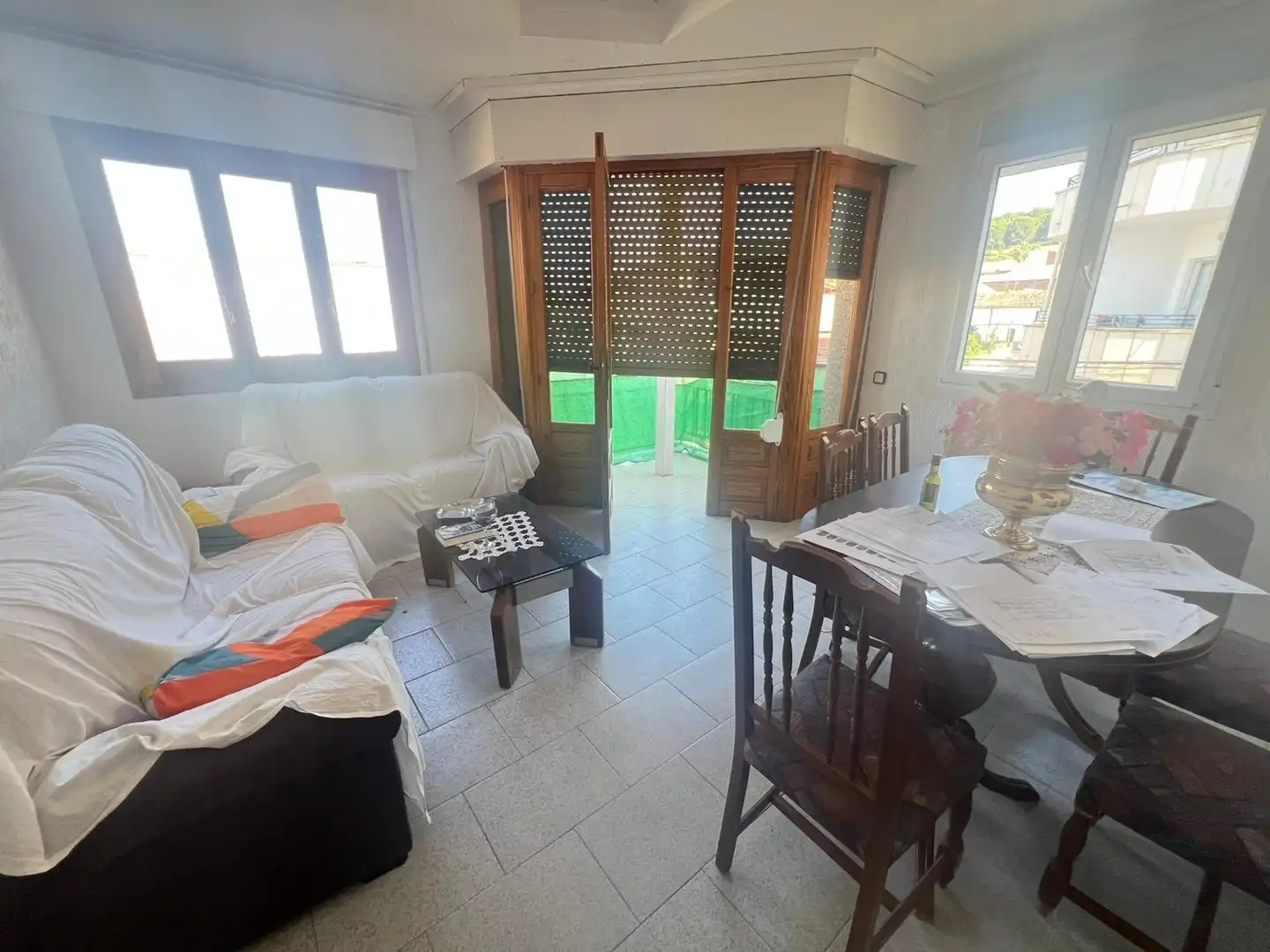 Wohnzimmer von Maisonette zum Verkauf in Almadén mit Heizung, Terrasse und Möbliert