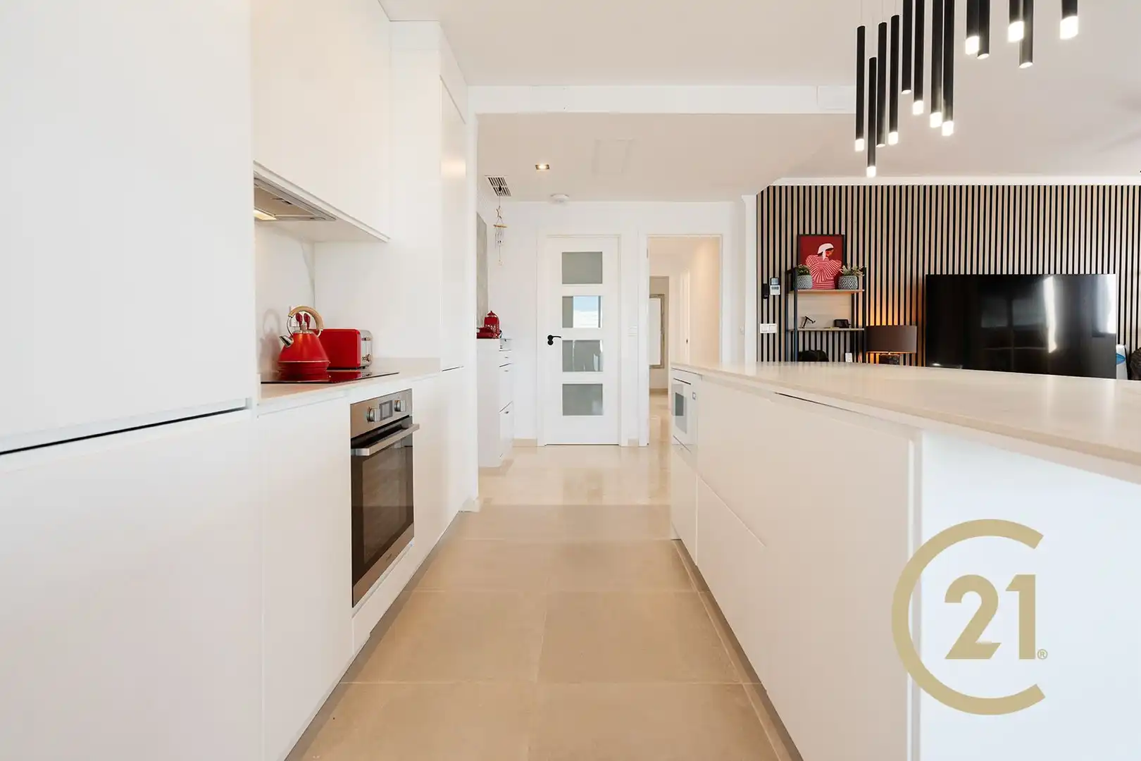 Cocina de Casa adosada en venta en Ojén con Aire acondicionado, Calefacción y Jardín privado