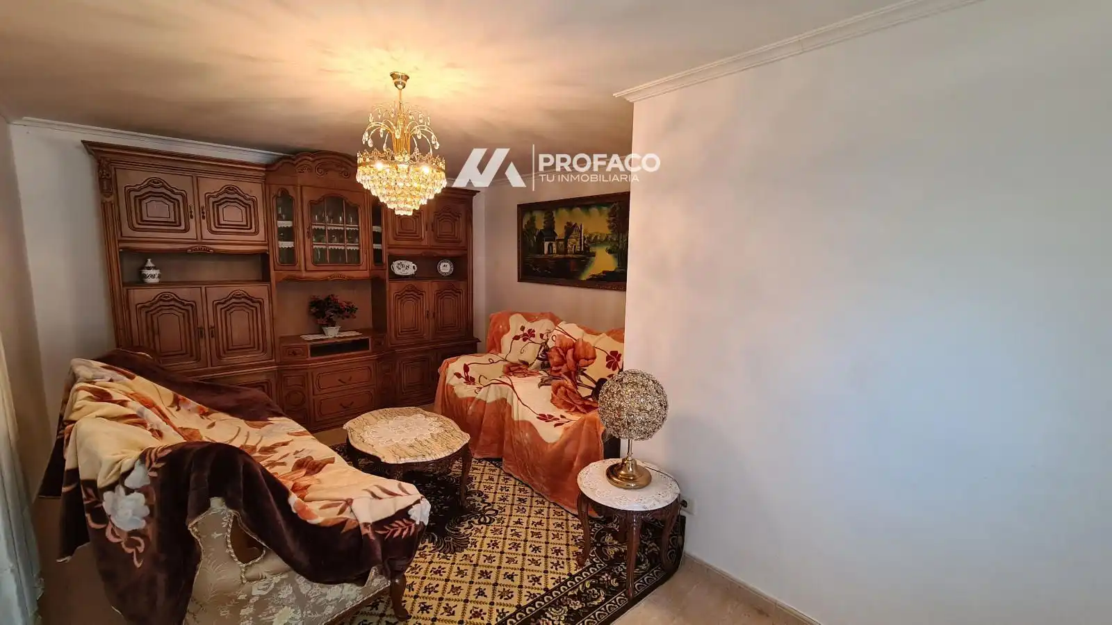 Sala de estar de Casa o chalet en venta en San Amaro con Amueblado