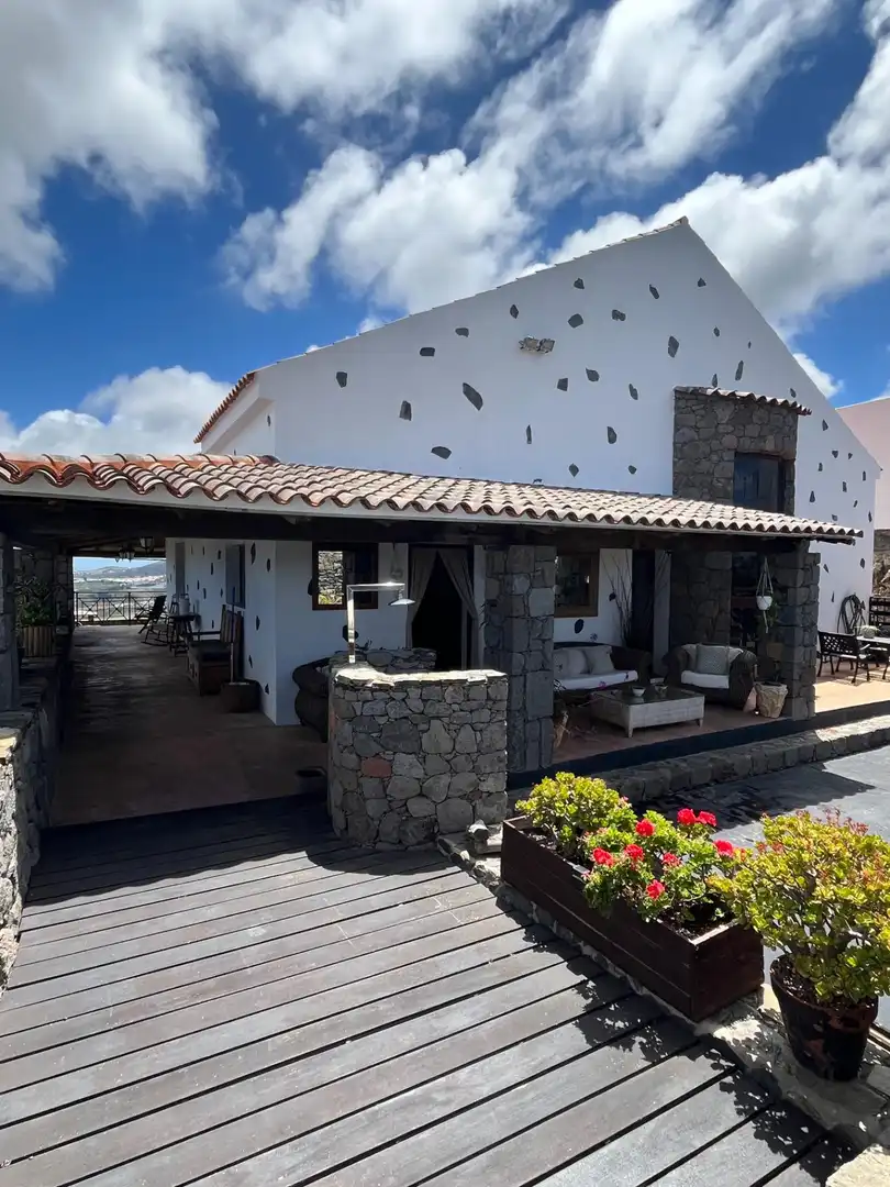 Terraza de Casa o chalet en venta en Moya (Las Palmas) con Jardín privado, Terraza y Amueblado