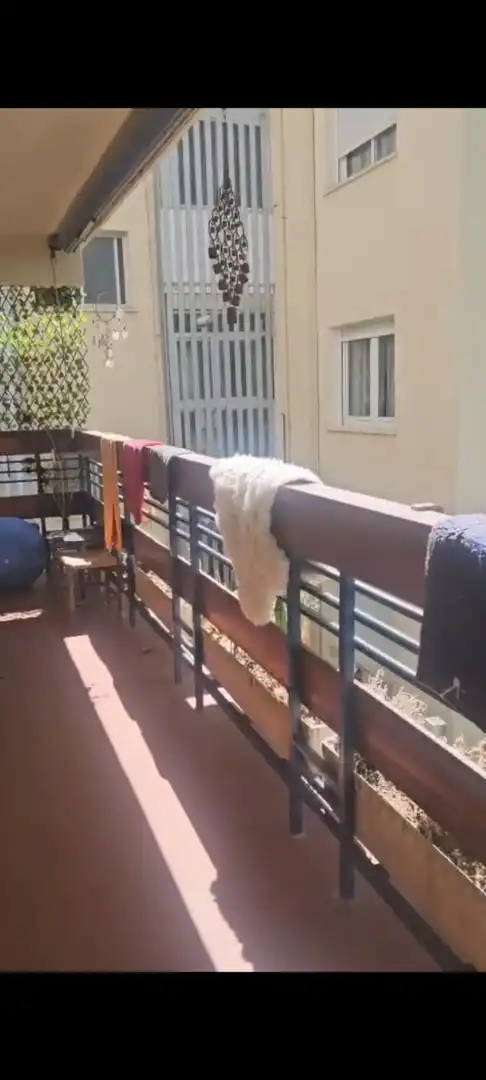 Terrassa de Apartament per a compartir en Collado Villalba amb Moblat, Microones i Balcó