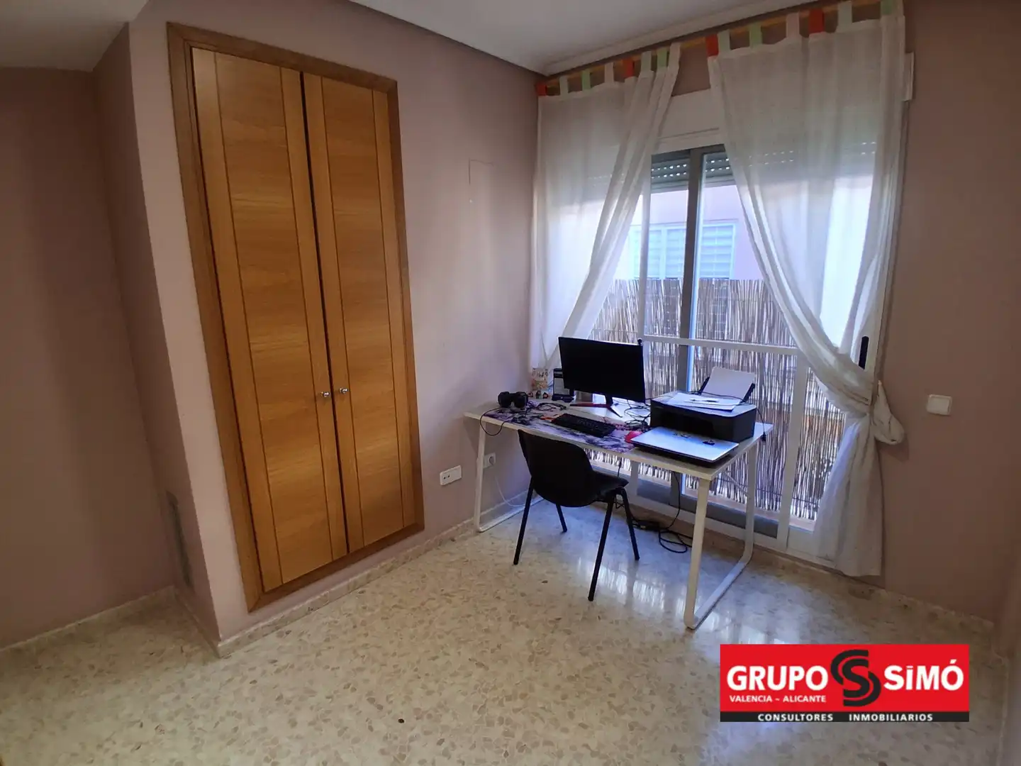 Dormitori de Casa adosada en venda en Moncada amb Aire condicionat, Calefacció i Terrassa