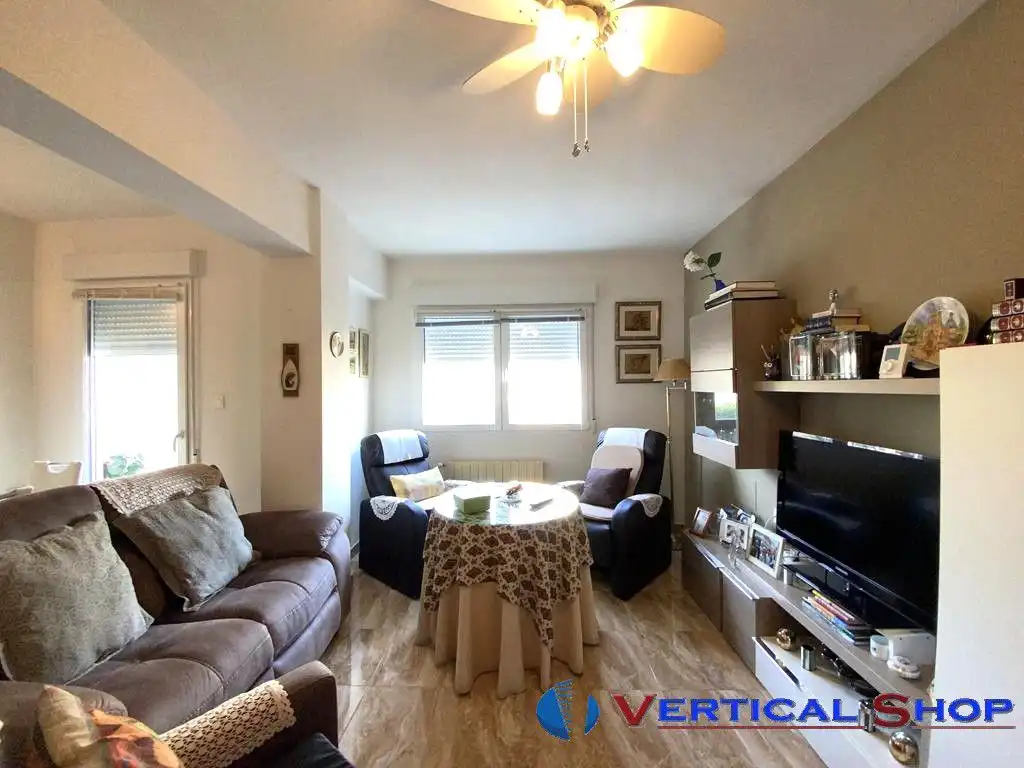 Living room of Flat for sale in Caudete  with Air Conditioner, Heating and Balcony