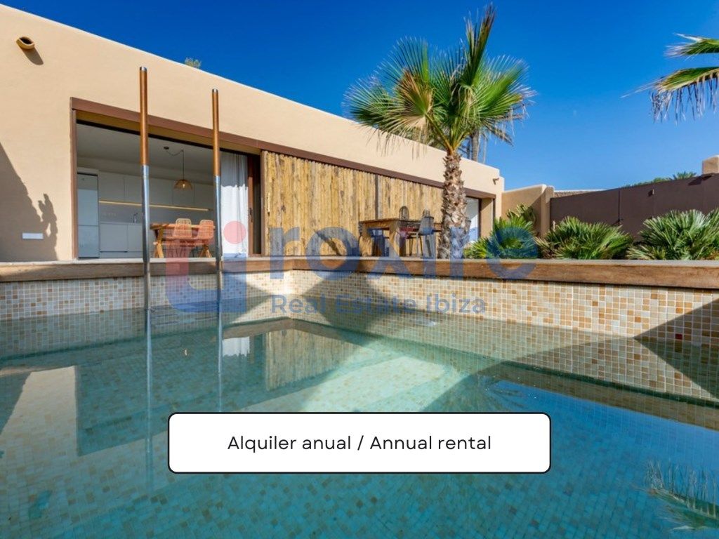 Jardí de Casa o xalet de lloguer en Sant Josep de sa Talaia amb Aire condicionat, Jardí privat i Piscina