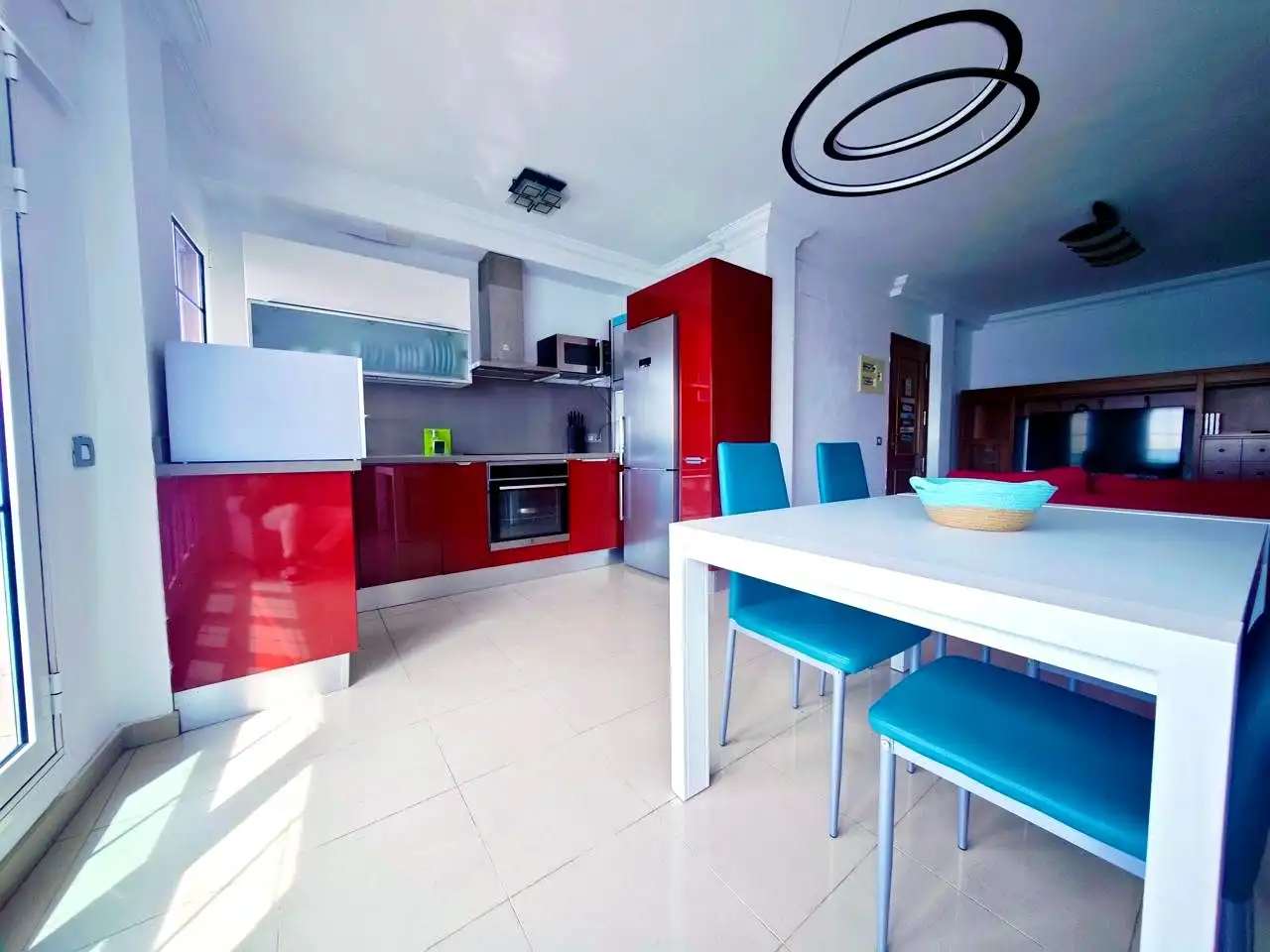 Kitchen of Flat for rent in Agüimes  with Air Conditioner and Furnished