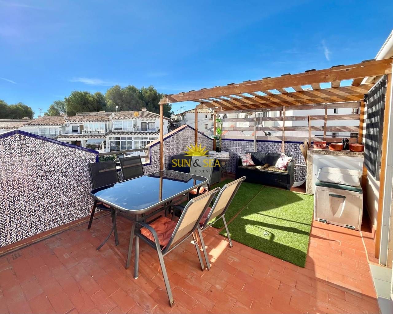 Terrace of Attic to rent in Torrevieja  with Air Conditioner, Heating and Terrace