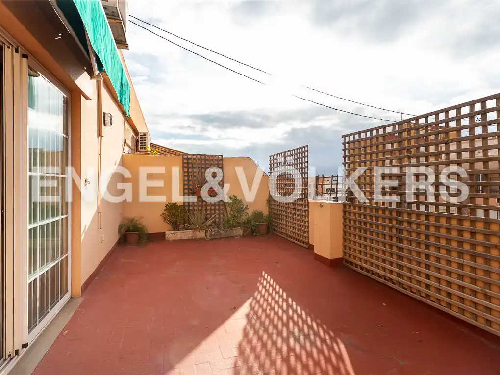 Terrassa de Àtic de lloguer en Valencia amb Aire condicionat, Calefacció i Parquet