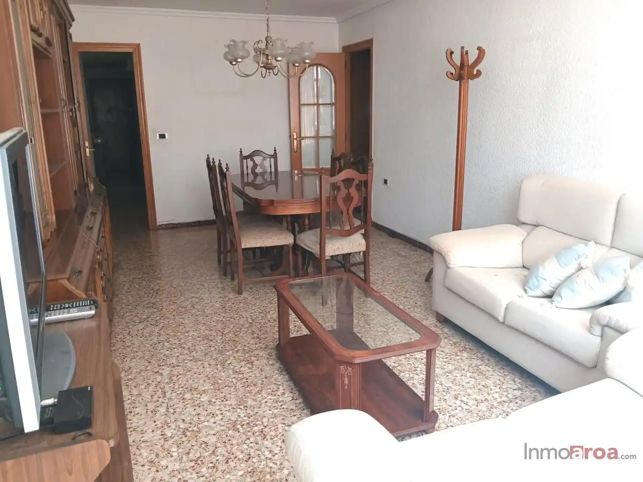 Dining room of Flat for sale in Castellón de la Plana / Castelló de la Plana  with Terrace and Furnished