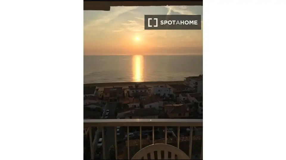 Bedroom of Flat for rent in Sueca  with Air Conditioner, Heating and Furnished