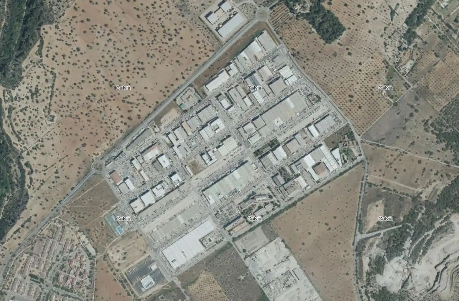 Vista exterior de Terreny industrial en venda en Calvià