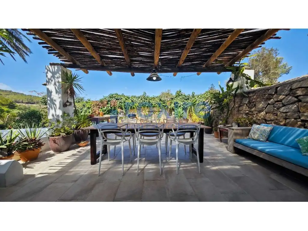 Terrace of Country homes for rent in Sant Josep de sa Talaia  with Air Conditioner, Private garden and Terrace